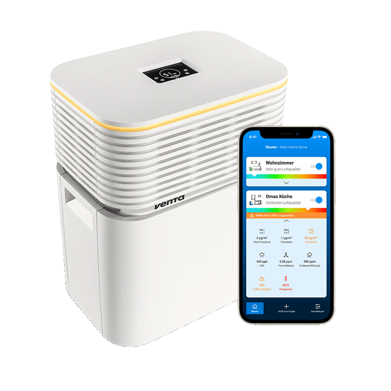 Nawilżacz powietrza LW73 WiFi Aerostyle czarny