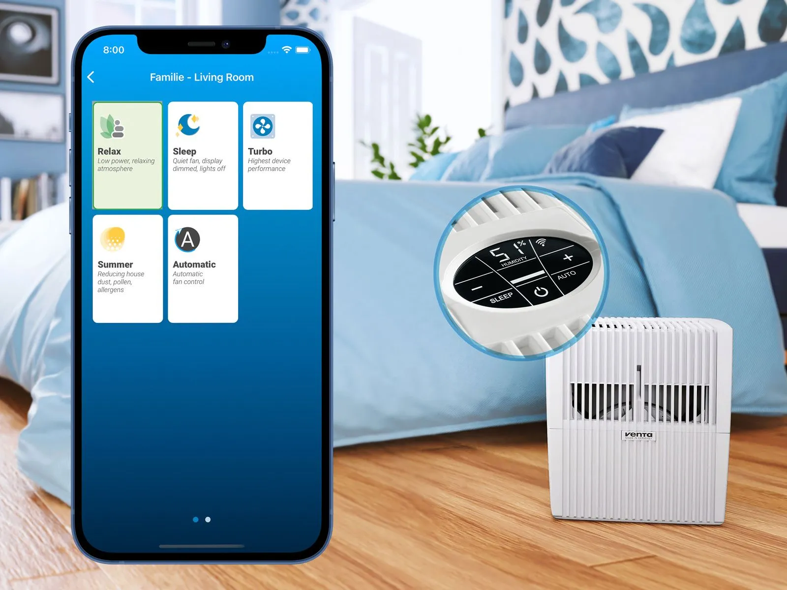 Nnawilżacz powietrza AH555 Original Connect