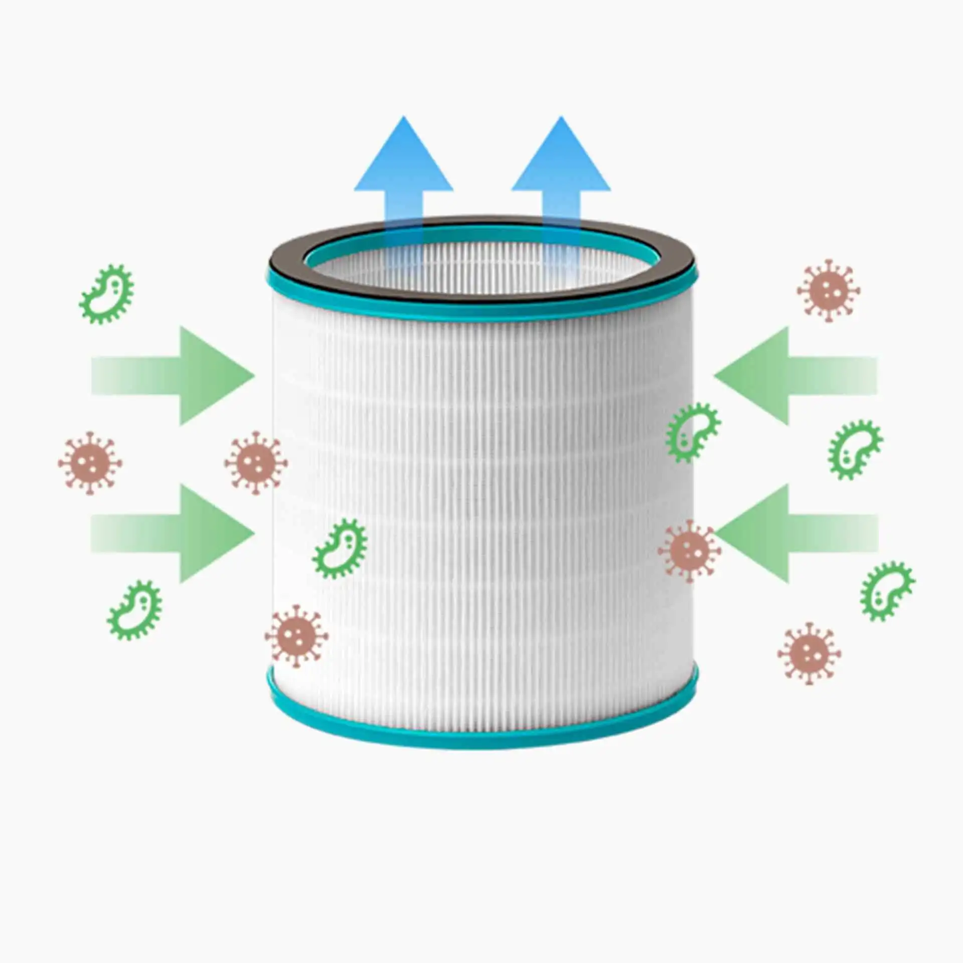 FILTR H13 DO HYBRYDOWEGO OCZYSZCZACZA POWIETRZA 3 W 1 AP100, WENTYLATORA I GRZAŁKI